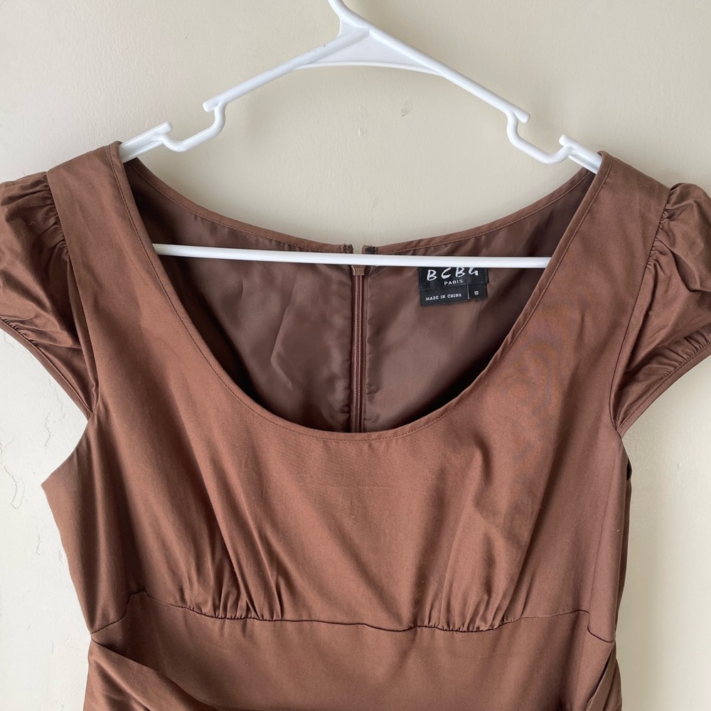 BCBG brown dress